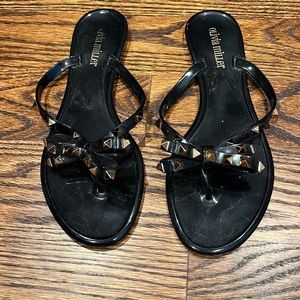 Jelly studded flip flop